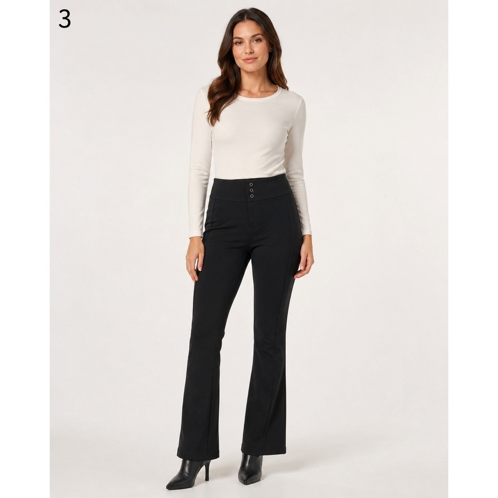 Royal Robbins‎ Activewear Pants Small Black Polyester Straight Leg Zip Pockets